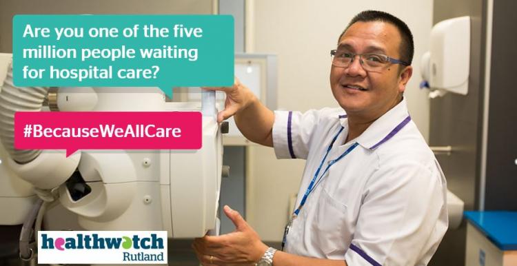 Are you one of the five million people waiting for hospital care?