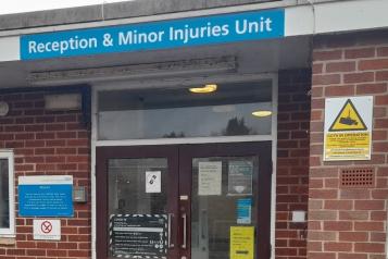 Minor injuries entrance