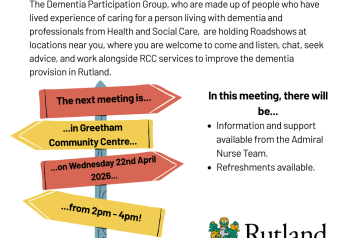 Dementia meeting poster