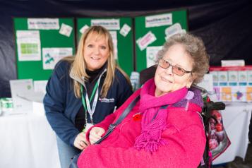 women in wheelchair