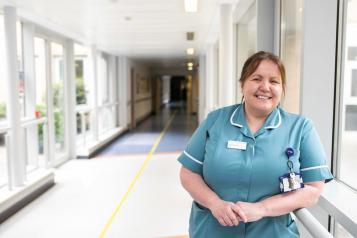 a nurse at a hospital