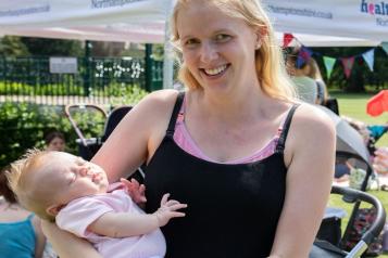 Mum with baby on her hip